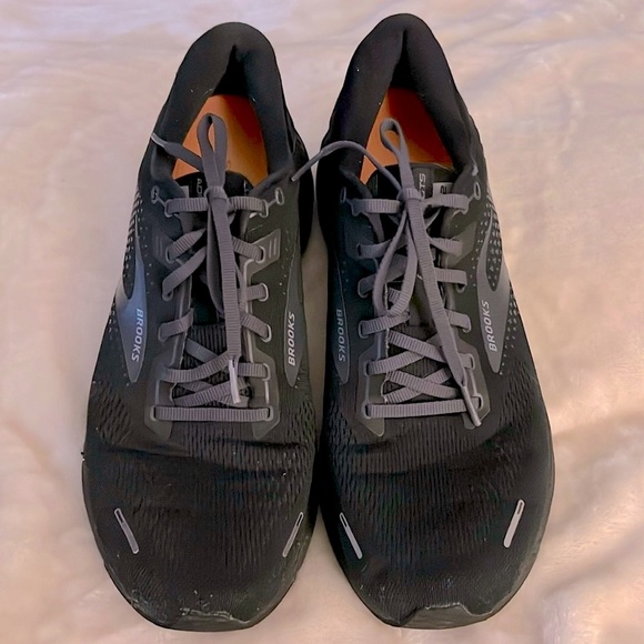 BROOKS 👟 BLACK GTS22 CUSHIONED ADRENALINE ATHLETIC SHOE SNEAKER Men’s 13 D Width - Picture 5 of 14